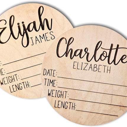 Personalized Name Sign, Birth Announcement Sign for Hospital, newborn essentials, Keepsake Baby Essentials Announcement Sign for New Baby Newborn Announcement Sign, Newborn Photography Props