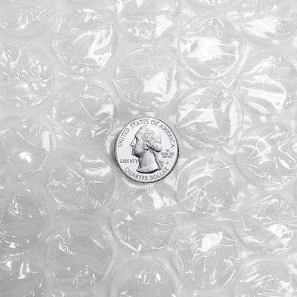 Amazon Basics Bubble Cushioning Wrap for Moving, Packing, Shipping and Storage, Heavy Duty Protection for Fragile Items, 12-inch x 100-foot Long Roll, Large 5/16", Clear
