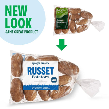 Amazon Grocery, Russet Potatoes, 5 Lb