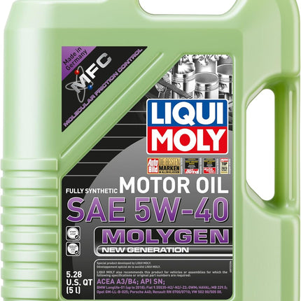 LIQUI MOLY Molygen New Generation SAE 0W-20 | 1 L | Fully synthetic engine oil | SKU: 20436
