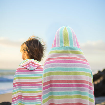 Hooded Bath Towel Wrap - 100% Cotton Soft Hooded Kids Towel