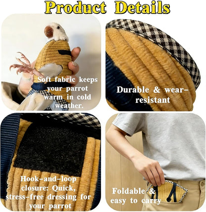Portable Bird Carrier Bag, Escape Resistant Parrot Carrier Bag Harness for Small Medium Parrots - photo 5
