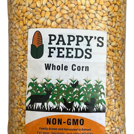 Pappy's Feeds Non-GMO Whole Corn Feed for Squirrels, Birds, Chickens, and All Other Wildlife 10lbs