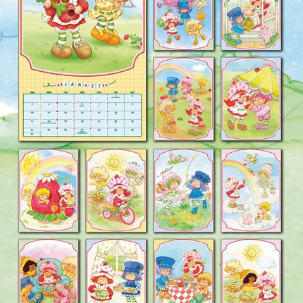 2027 Strawberry Shortcake Mini Poster Calendar