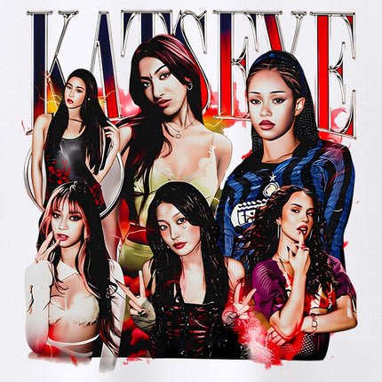 Katseye Merch Kpop Girl Group Tshirt, Fans Concert Outfit Pop Tee Retro Shirts, Unisex Adult Size S–2XL
