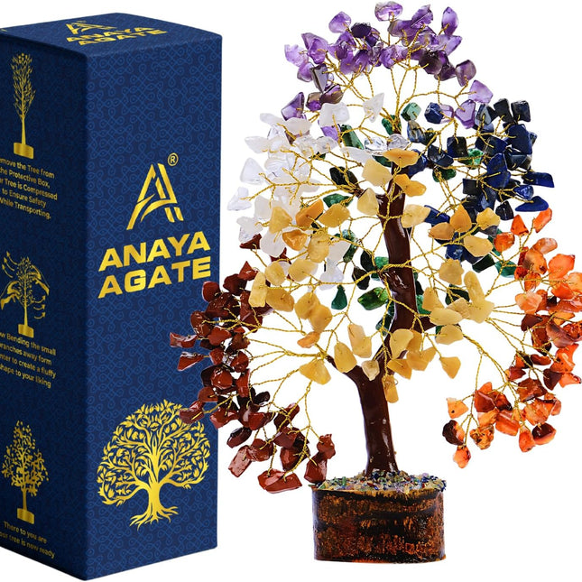 Crystal Tree of Life 7 Chakra Healing Crystals Trees for Home