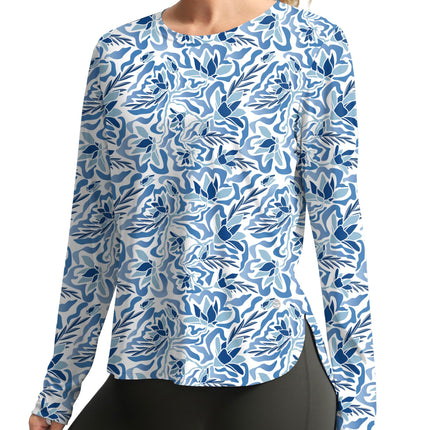 Women's Sun Shirts UPF 50+ Long Sleeve Workout Hiking Tops