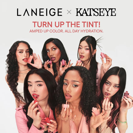 LANEIGE JuicePop Box Lip Tint | Long-Lasting Hydrating Lightweight Tint | Buildable Juicy Color & Nourishing Shine | K-Beauty Lip Essential for Long-Lasting Comfort