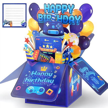 Birthday Cards for Women, Butterfly Pop Up Card Box