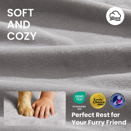 Orthopedic Large Dog Bed, Reversible Memory Foam, 41 inch-XL(Gray)