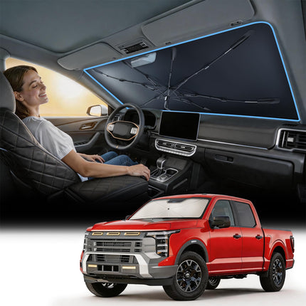 2026 Windshield Sun Shade Umbrella [Vinyl Coating Heat Shield]
