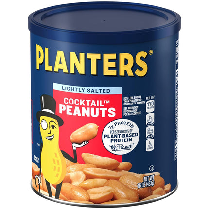 Dry Roasted Peanuts, Plant-Based Protein, Lightly Salted, Peanut Snack, 16 Oz Jar - photo 4