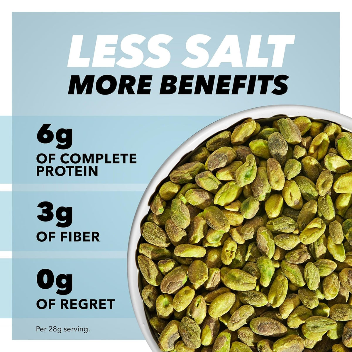 Lightly Salted Shelled Pistachios, 12 Ounce Resealable Bag - photo 3