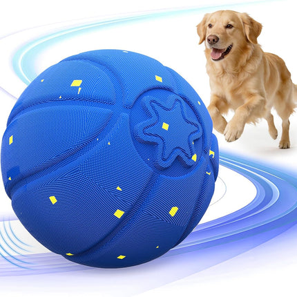 Invengo Interactive Dog Ball, Automatic Rolling Dog Toys with 3 Play Modes, E-TPU Material Dog Balls, IP65 Waterproof Interactive Dog Toys for Medium Dogs(Blue)