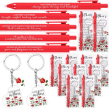 18-Set Mother's Day Red Rose Ballpoint Pens
