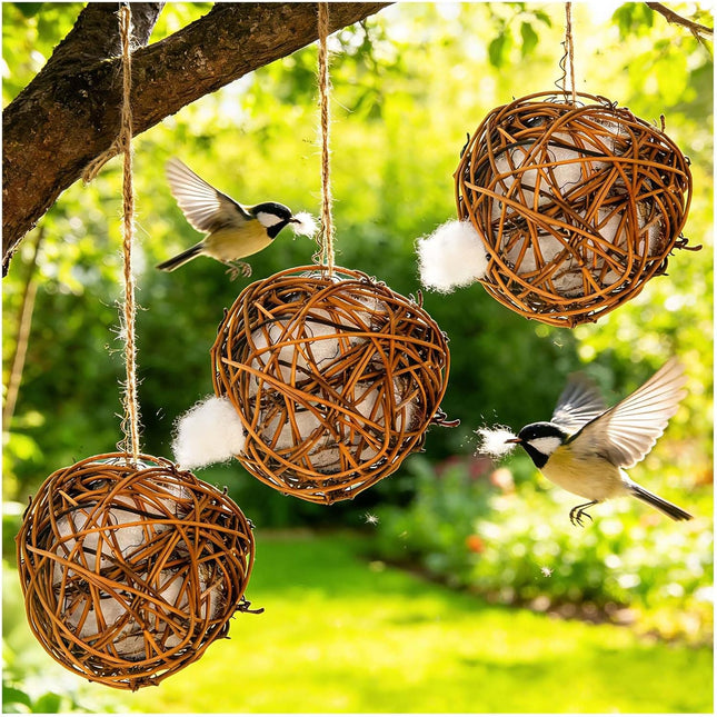 Bird Nesting Material, Hummingbird Nesters Natural Nesting Material Holder