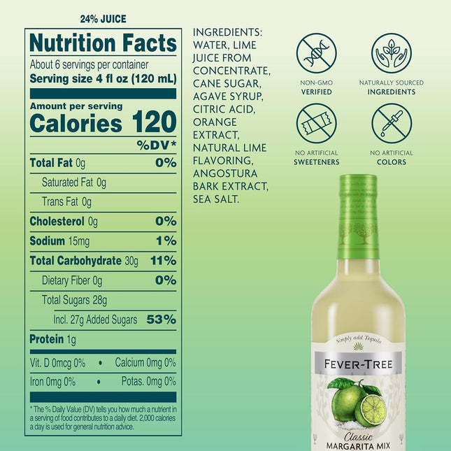 Mix Margarita Classic, 25.36 Fl Oz