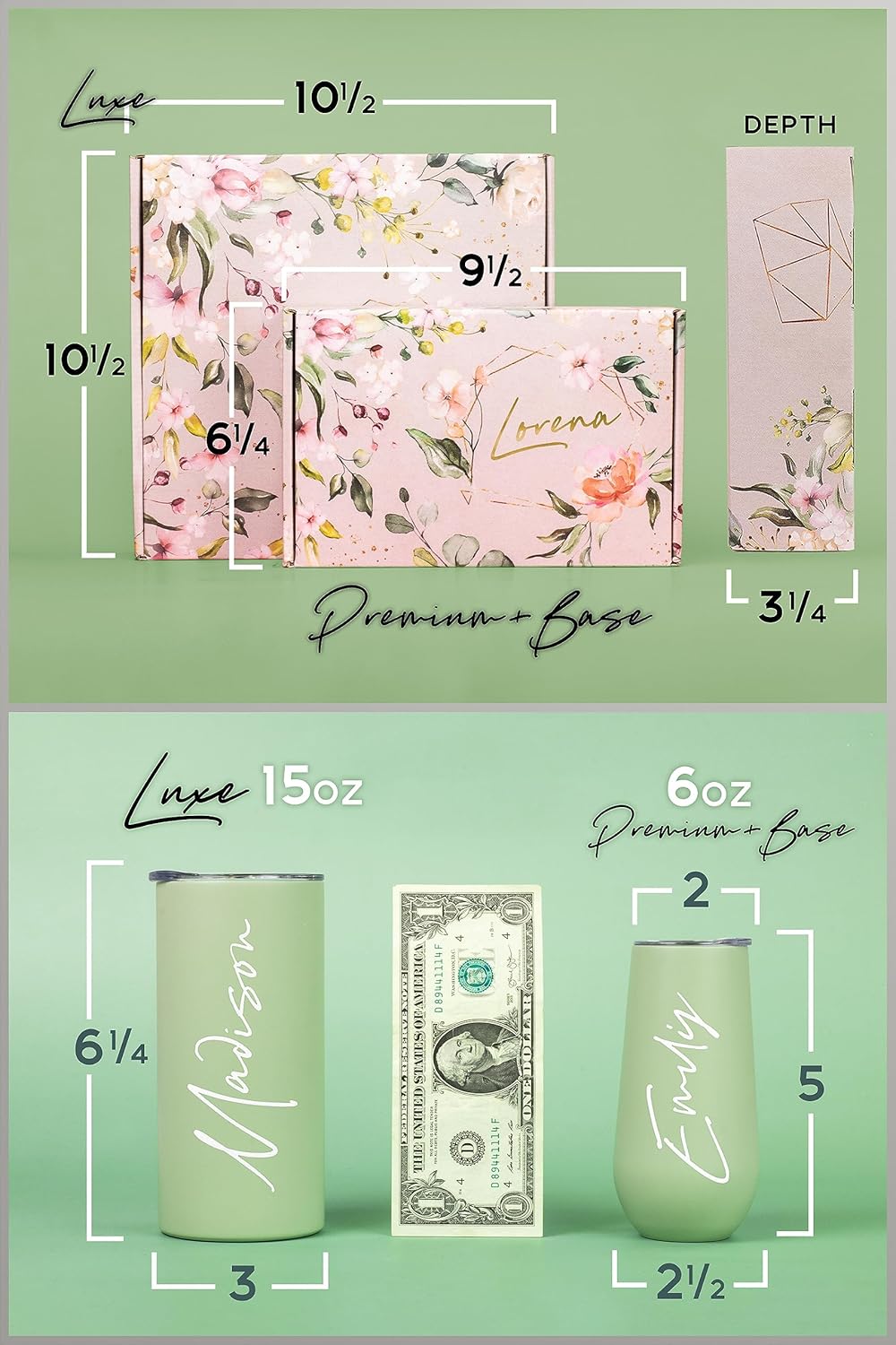 Personalized Bridesmaid Proposal Gift with Sage Luxe Bath Spa Set - photo 3