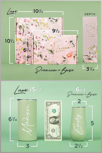 Personalized Bridesmaid Proposal Gift Set in Sage - photo 3