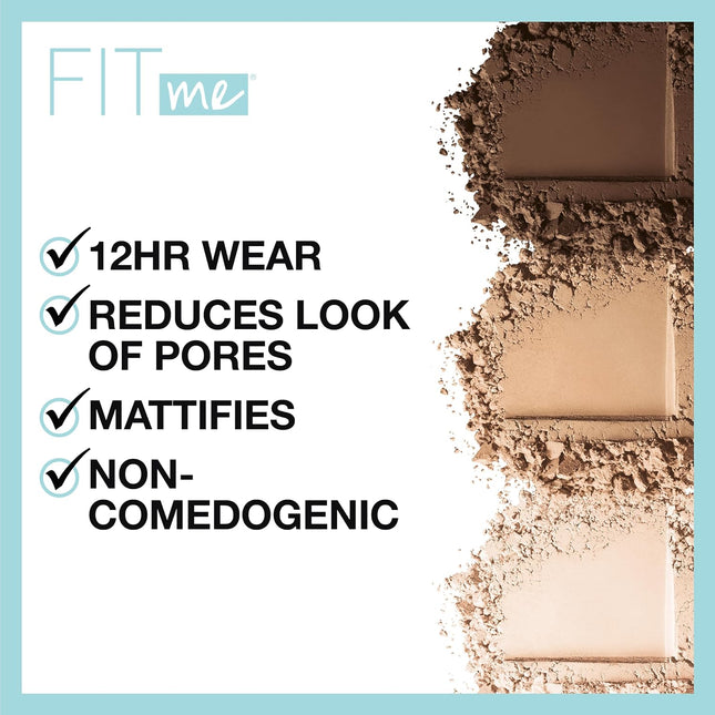 Matte + Poreless Pressed Face Powder Makeup & Setting Powder