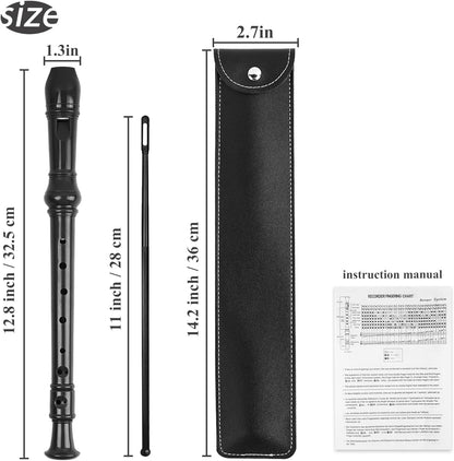 Recorder Instrument for Beginner Adults,8-Hole Soprano Descant Recorder Music Flute with with Cleaning - photo 3