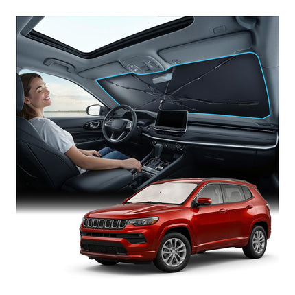 2026 Windshield Sun Shade Umbrella [Vinyl Coating Heat Shield]