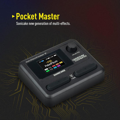 Portable Multi Effects Pedal, 100+ Built-in Guitar/Bass/Acoustic Effects, Amp Modeling, IR Cabinets - photo 2