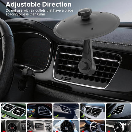 Car Cymbal Air Vent,Mini Car Drum Crash Cymbal Set with Mini Drum Stick & 2 Finger Cymbals,Fun Dashboard Instrument, Fun Gfit,Universal Fit for Most Cars (Black)
