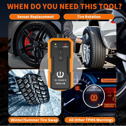 TPMS Relearn Tool for GM Tire Sensor, EL-50448 Upgraded Version, Auto Tire Monitoring System Activation Reset Tool, Tire Sensor Reset Tool, TPMS Programming Tool for More GM Series Vehicles 2006-2026