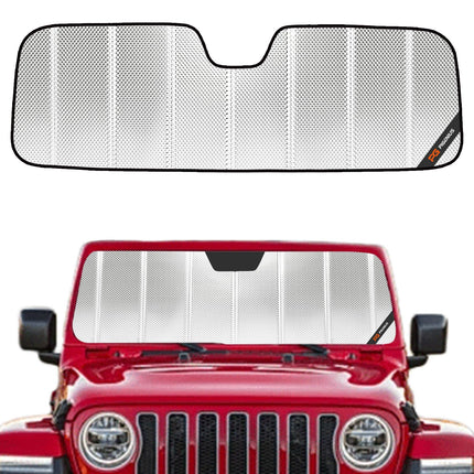 Windshield Sun Shade for Jeep Wrangler JL 2018-2026, Gladiator 2020-2026 Front Window Sunshade - AstraGuard