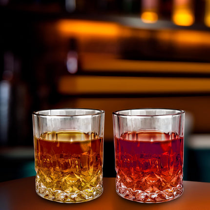 16 Pcs Whiskey Glasses 10 Oz Rocks Glasses Old Fashioned Glass Clear Bar Glass for Liquor Cocktail Whiskey Drinking Men Father Birthday Thanksgiving Gifts