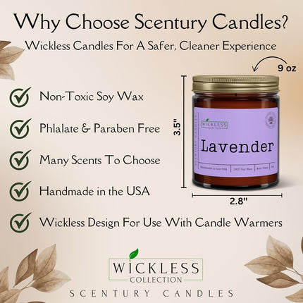 Wickless Citrus Scented Candles for Candle Warmer Lamp, Many Scents to Choose, 100% Non-Toxic Soy Wax, Candle Melts for Warming Plate, Handmade in The USA (Citrus Sunshine)