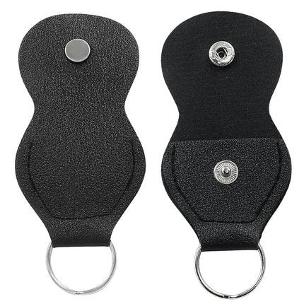 Guitar Picks Holder Case, Black + Brown, 2 Pcs