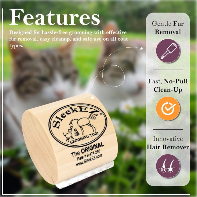 Cat Brush for Shedding & Cat Brushes for Indoor Cats | Pet Brush for Cats | Grooming Tool | Works for - photo 2