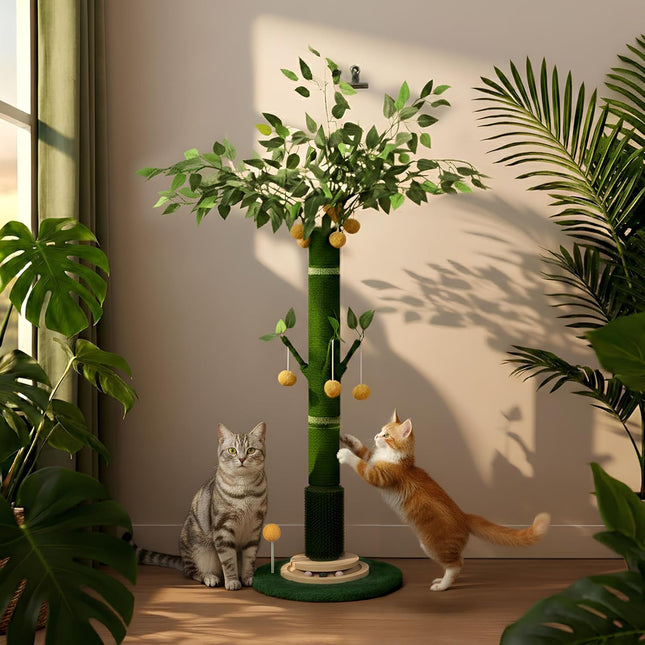53-Inch Extra Tall Cat Scratching Post for Large Cats