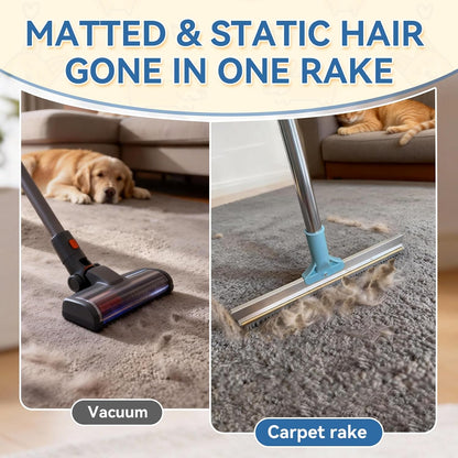 Carpet Rake for Pet Hair Removal - photo 3