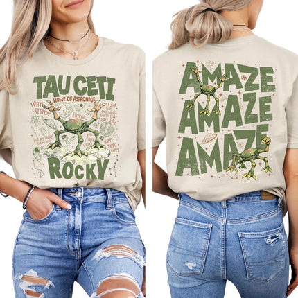 Amaze Amaze Amaze Shirt - Project Rocky Inspired T-Shirt - Tau Ceti Space Blob Graphic Tee - Funny Space Quotes Shirts for Kids & Adults Multiple Colors