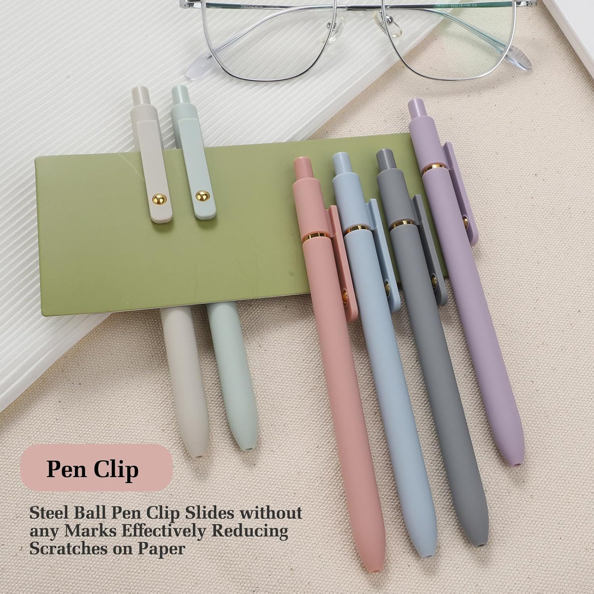 6-Piece 0.7mm Fine Point Black Ink Gel Pen Set - photo 4