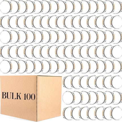 100 Pcs 6 Inch Wedding Tambourine Bulk Drum for Adults Hand Held Percussion Gift Wooden Metal Jingles Musical Educational Drum Instrument for Church Wedding Party Favor