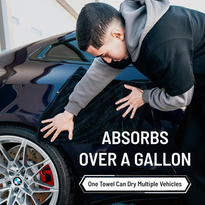 24" x 36" Twisted-Loop Microfiber Car Drying Towel, 1300GSM - photo 4