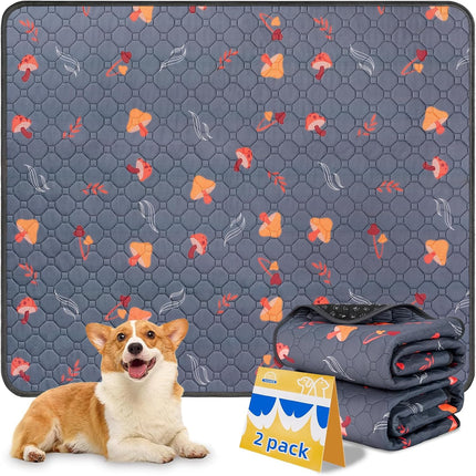 4 Pack Washable Pee Pads for Dogs, Waterproof Reusable Puppy Pads