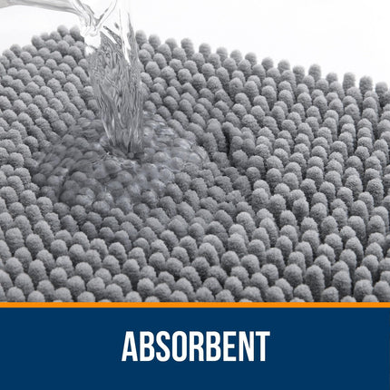 Bathroom Rugs 30x20, Extra Soft Absorbent Chenille Bath Rugs