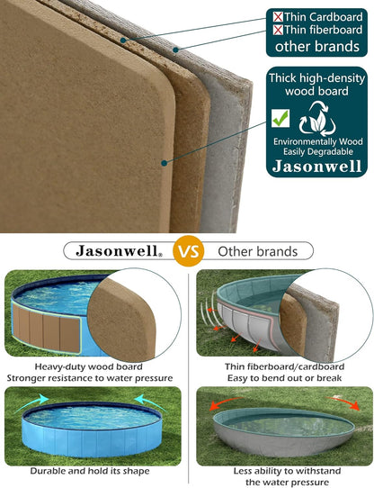 48-Inch Blue Foldable Pet Bath Pool - photo 5
