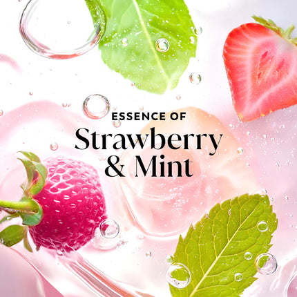 Body Wash for Women, Strawberry & Mint Scent, 29 fl oz