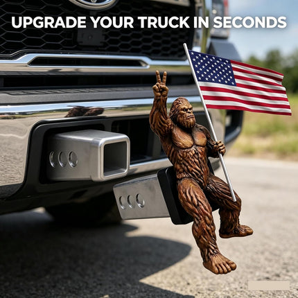 Patriot Trailer Hitch, Fits 2 Inch & 1.25 Inch Receivers, Funny Hitch Cover, Patriotic Truck Accessory for Trucks SUVs Pickups, Car Accessory for Men (2INCH)