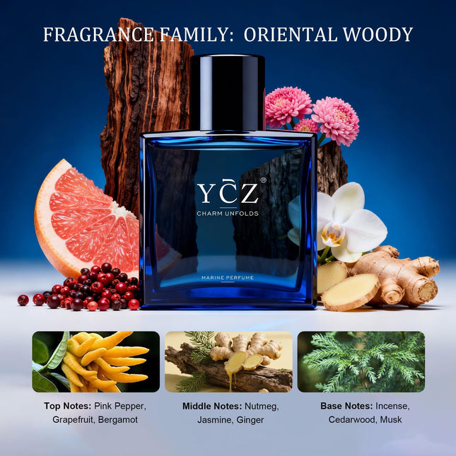 Midnight Marine Eau de Parfum for Men, 1.7 Fl Oz - photo 2