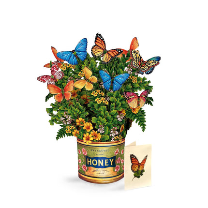 Pop Up Cards, Hummingbird Oasis, 12 Inch Life Sized Forever Flower Bouquet 3D Popup Greeting Card - photo 14