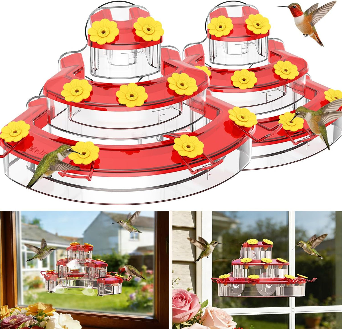 Window Hummingbird Feeder