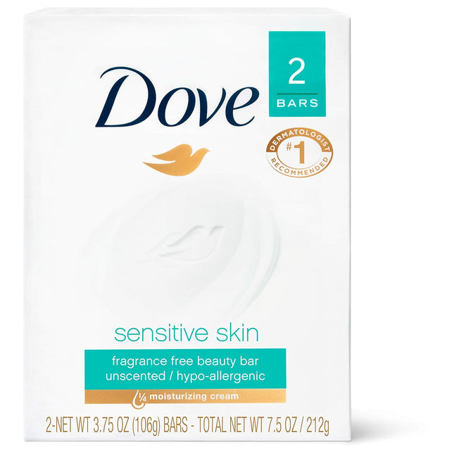 Moisturizing Beauty Bar for Softer Skin, Fragrance-Free