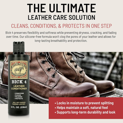 8 oz Leather Cleaner & Conditioner for Smooth Finished Leathers - photo 3